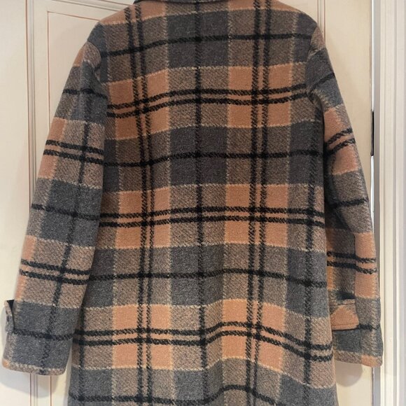 Pendleton WOMEN'S wool plaid BARN COAT - Picture 6 of 6
